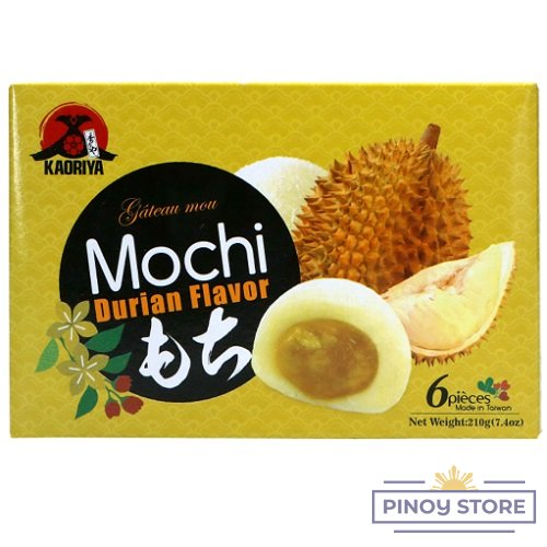 Rýžové koláčky Mochi s durianem 210 g - Kaoriya