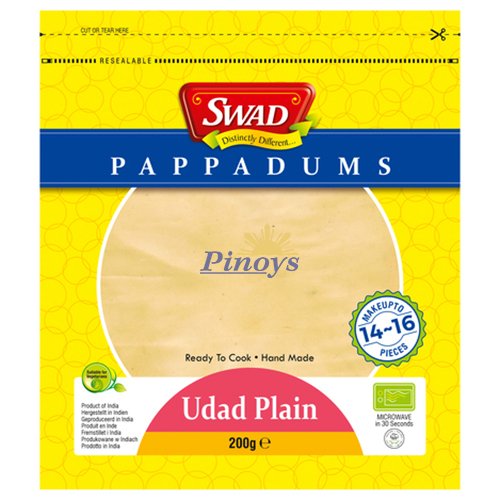 Plain Bread Pappadums 200 g - Swad