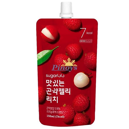Konjac Jelly Lychee Flavoured 150 g - Sugarlolo