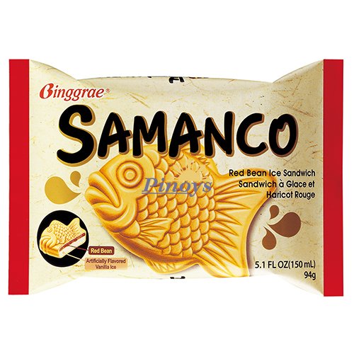 Ice Cream Sandwich with Red Bean Filling 96,7 g - Binggrae