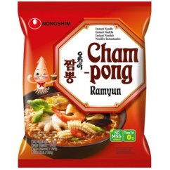 Instantní ramen Champong s příchutí mořských plodů 124 g - Nongshim