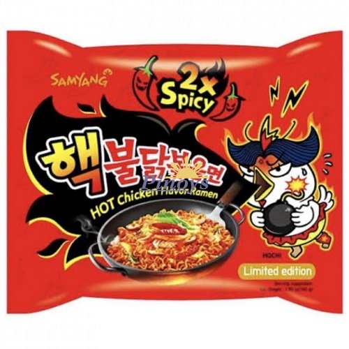 Instantní nudle s příchutí extra pálivého kuřete 140 g - Samyang