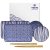 Sushi set pro dva vzoru modrý Nippon v dárkové krabici (2 x 20,3x12,8cm + 2 x 9,3cm) - Tokyo Design