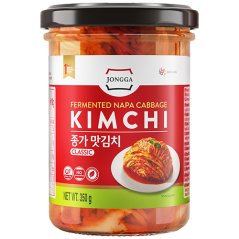 Fresh Korean Mat Kimchi, sliced in a jar 350 g - JONGGA