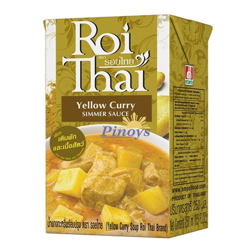 Omáčka s kokosovým mlékem na žluté kari 250 ml - Roi Thai