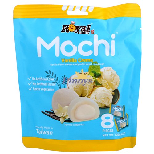 Mochi s příchutí vanilkového krému 120 g - Royal Family