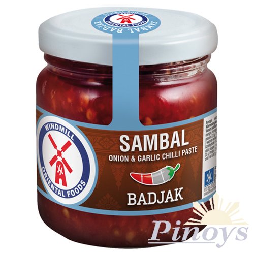 Sambal Badjak Chili Paste 200 g - Windmill