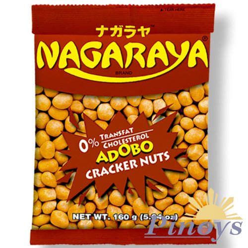 Arašídy v těstíčku s příchutí adobo 160 g - Nagaraya