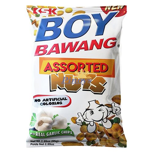Boy Bawang - Assorted Nuts with Garlic Flavour 85 g - KSK Food