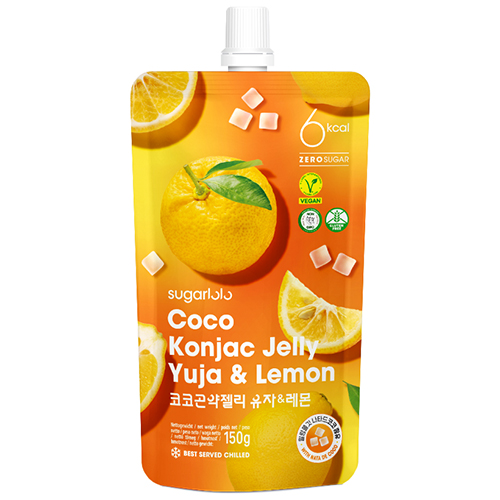 Konjac želé s příchutí  Yuzu & Citrón 150 g - Sugarlolo