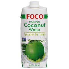 100% Kokosová voda 500 ml - FOCO