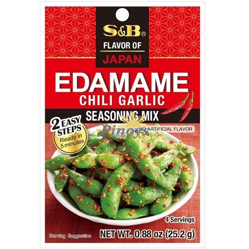 Edamame Seasoning Mix Chili Garlic 24 g - S & B