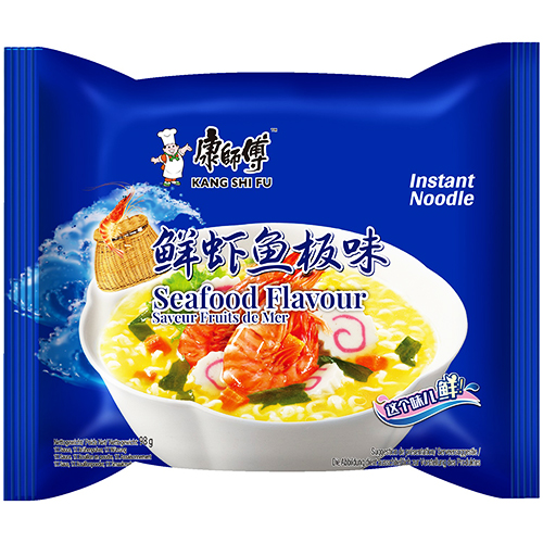 Instantní nudle s příchutí mořských plodů 98 g - Kang Shi Fu