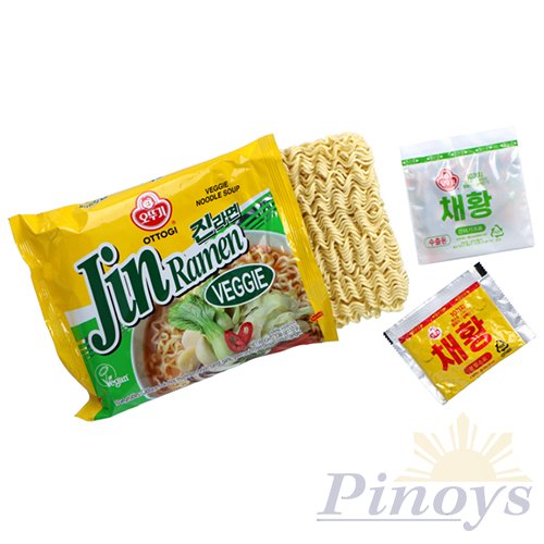 Instantní korejská nudlová polévka Ramen Veggie 120 g - Ottogi