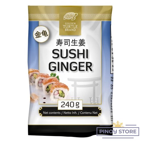Sushi ginger white 240 g - Golden Turtle