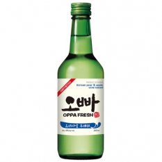 Soju Korean alcoholic drink Fresh flavour 360 ml - Oppa