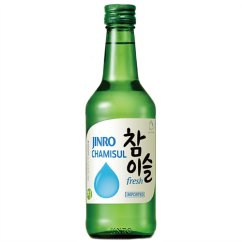 Tradiční korejský alkoholický nápoj Soju s příchutí fresh 350 ml - Jinro
