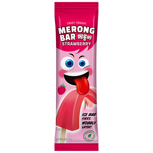 Merong Bar zmrzlinové želé jahoda 70 g - Crazy Tongue