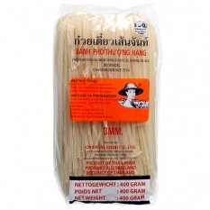 Flat Rice Noodles, Folded 3mm 400 g - Farmer