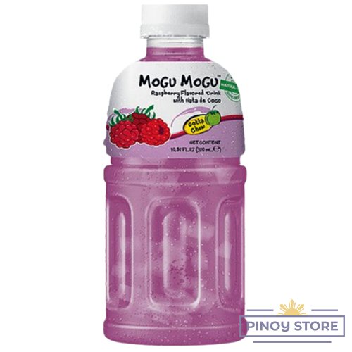 Mogu mogu Raspberry drink with nata de coco 320 ml - Sappe
