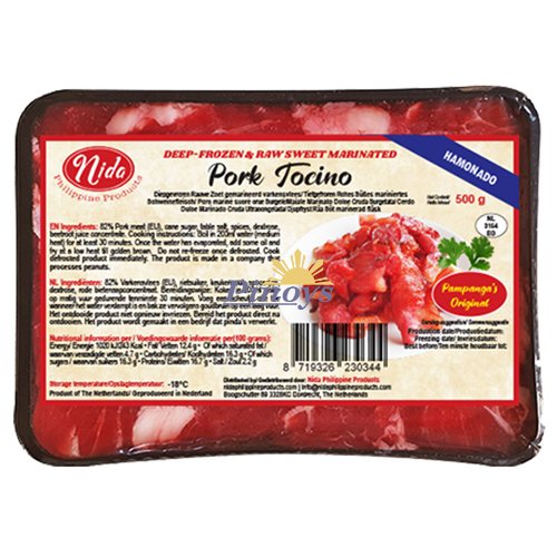 Sladká směs vepřového na pánev Tocino 500 g - Nida