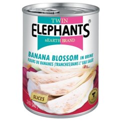 Krájený banánový květ v nálevu 540 g - Twin Elephants