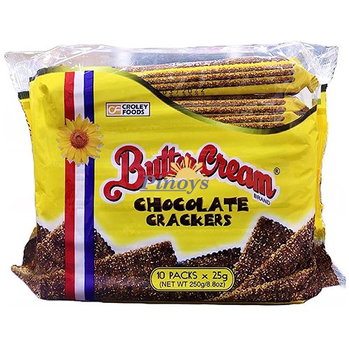 Buttercream Chocolate Crackers 250 g - Croley Foods