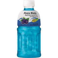 Mogu mogu Blackcurrant drink with nata de coco 320 ml - Sappe