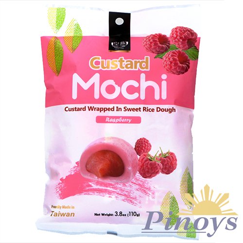 Custard Mochi Raspberry flavour 110 g - Royal Family