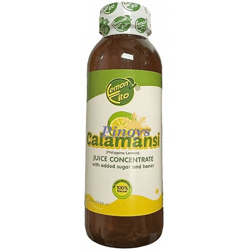 Calamansi Juice, Concentrated with Sugar and Honey 350 ml - Lemoncito
