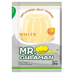 Mr. Gulaman Jelly Powder White, unflavored 25 g - Mr. Hat Gulaman