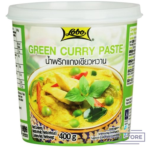 Green Curry Paste 400 g - Lobo