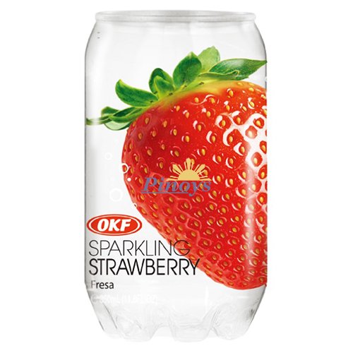 Sparkling Strawberry Drink 350 ml - OKF