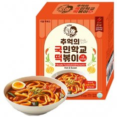 Tteokbokki Noodle Home Kit Hot & Sweet, Topokki 550 g - Cook-Tok