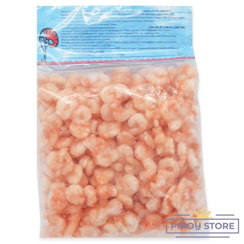 Spear Cocktail Shrimps, Cooked, Cleaned 200/300 500 g - Asian Pearl