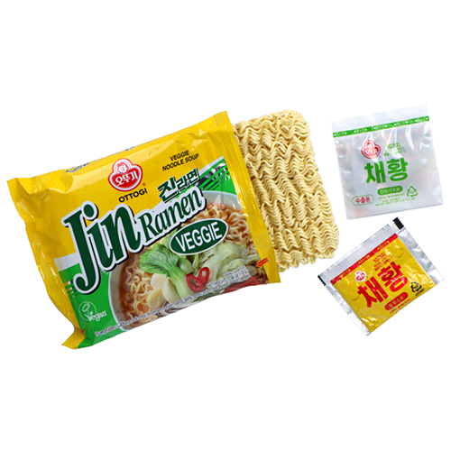 Korean Instant Ramen Noodle Soup, Veggie 110 g - Ottogi