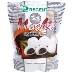 Mochi rýžové koláčky s příchutí černého sezamu 240 g - Regent