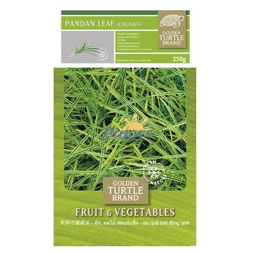 Pandan leaf chunks 250 g - Golden Turtle