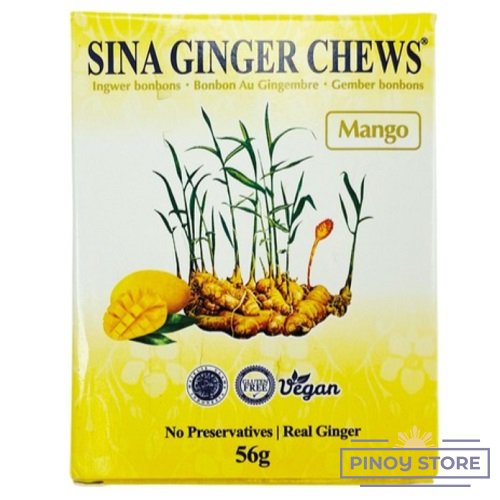 Ginger Mango Candy in a Box 56 g - Sina