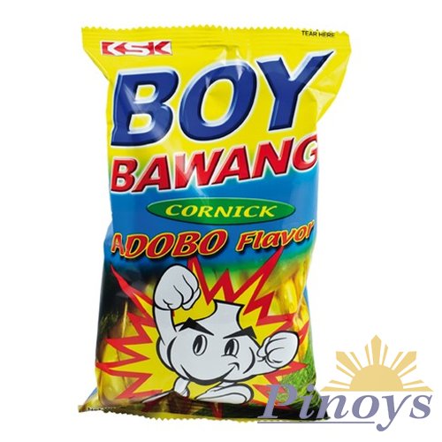 Kukuřičný snack s příchutí Adobo, Boy Bawang 90 g - KSK Food