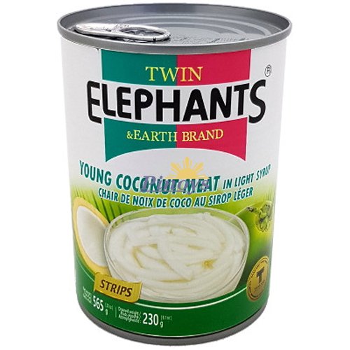 Kokosové kousky v nálevu 425 g - Twin Elephants