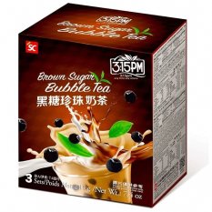 Instant Brown Sugar Bubble Tea Kit, Boba 210 g (3x70g) - 3:15 PM