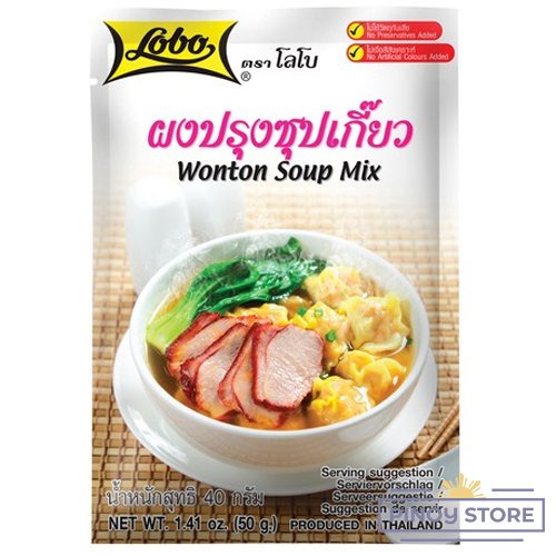 Wonton Soup mix, Wenchou Style 40 g - Lobo