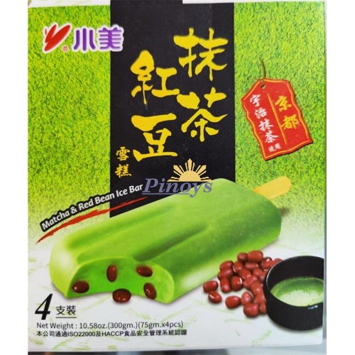 Nanuky Matcha s červenými fazolemi 300 g (4x75g) - Shaomei