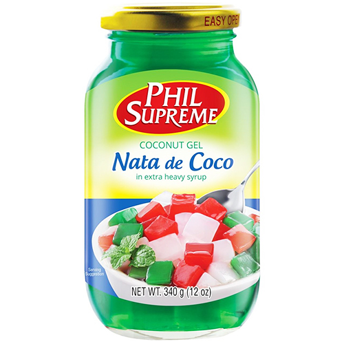 Coconut Gel Green, Nata de Coco 340 g - Phil Supreme