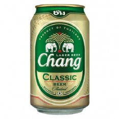 Thajské pivo v plechovce 5%, 11°, 330 ml - Chang
