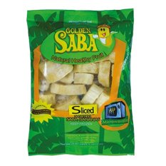 Saba, banana steamed sliced 454 g - Golden Saba