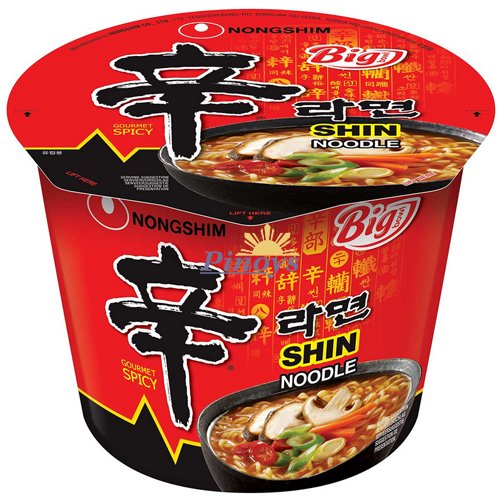 Shin Ramyun bowl, spicy 114 g - Nongshim