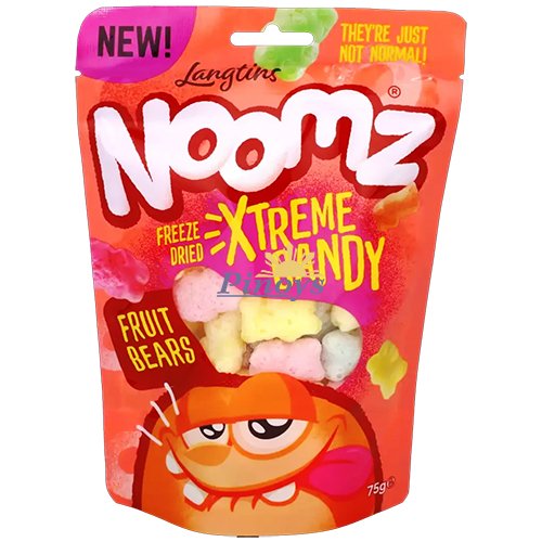 Lyofilizované bonbóny - medvídci 75 g - Noomz