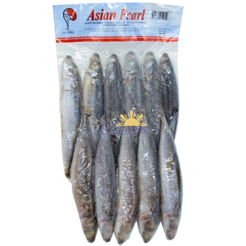 Horse (Scad) Mackerel, Galunggong whole 10/16, raw 1000 g - Asian Pearl